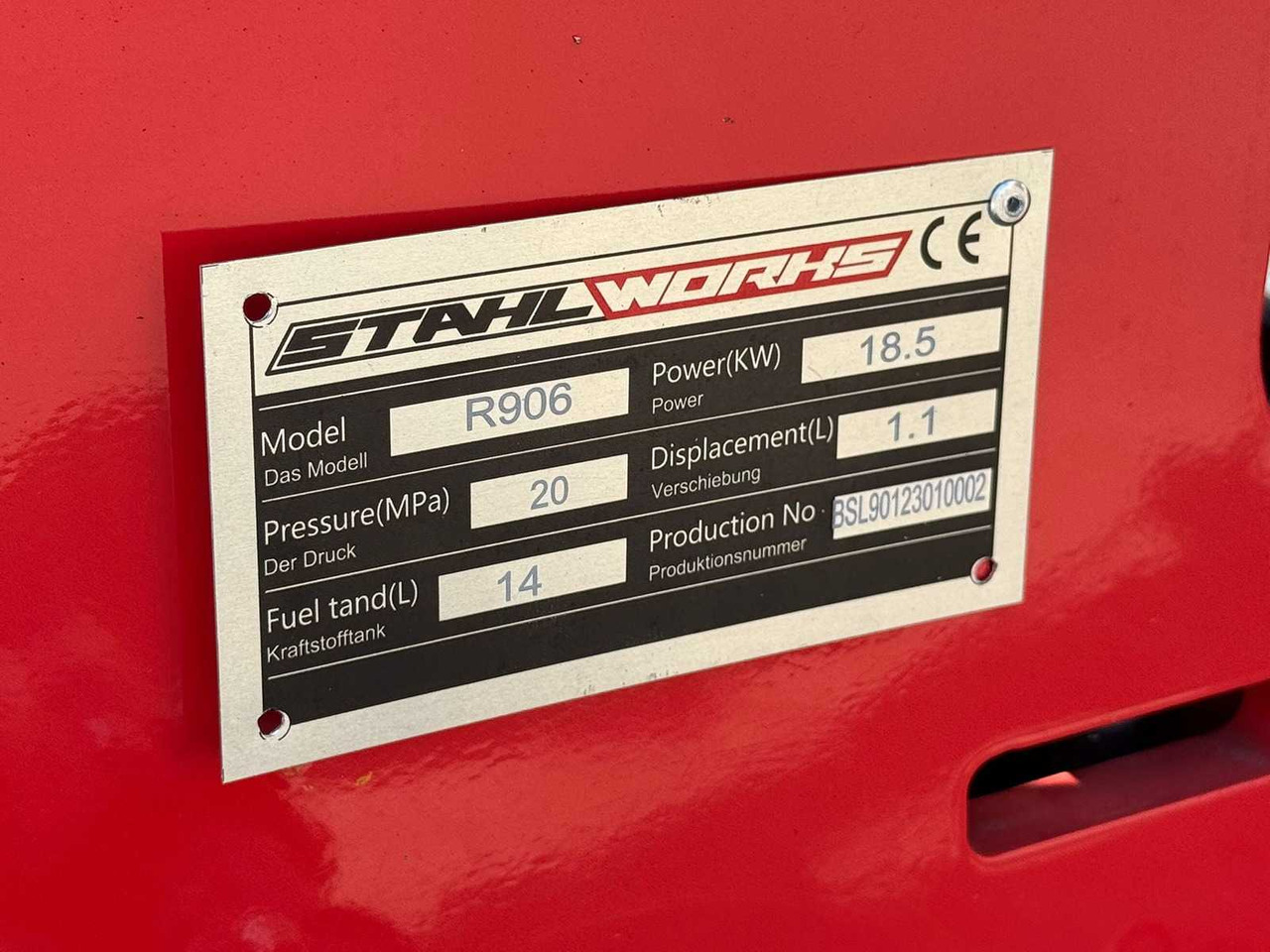 Wheel loader 2024 STAHLWORKS R906 SHOVEL