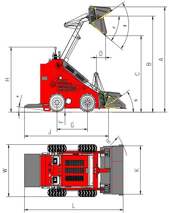 Wheel loader 2025 - SDLOOL - SL380 - RED - SHOVEL