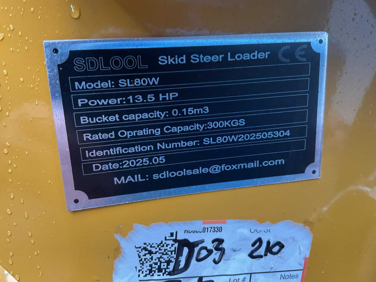 Wheel loader 2025 - SDLOOL SL80W SHOVEL