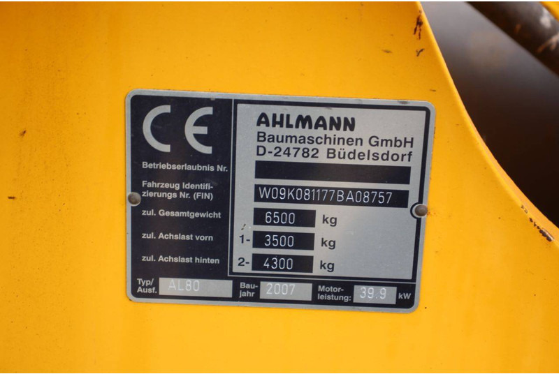 Wheel loader Ahlmann AL 80