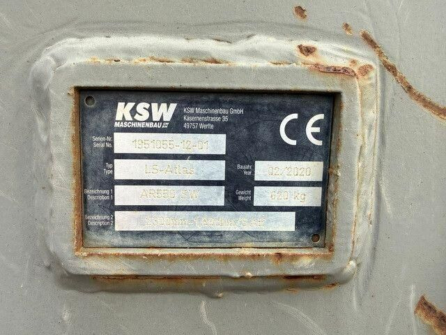 Wheel loader Atlas AR95e Super, Schaufel + Gabel, 3. Steuerkreis