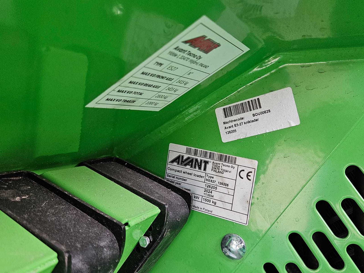 Wheel loader Avant E 527