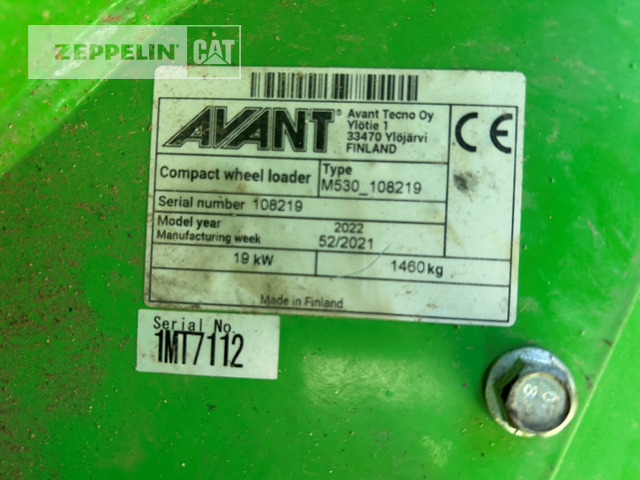 Wheel loader Avant Tecno 530