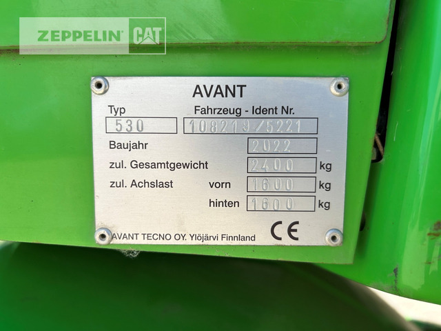 Wheel loader Avant Tecno 530