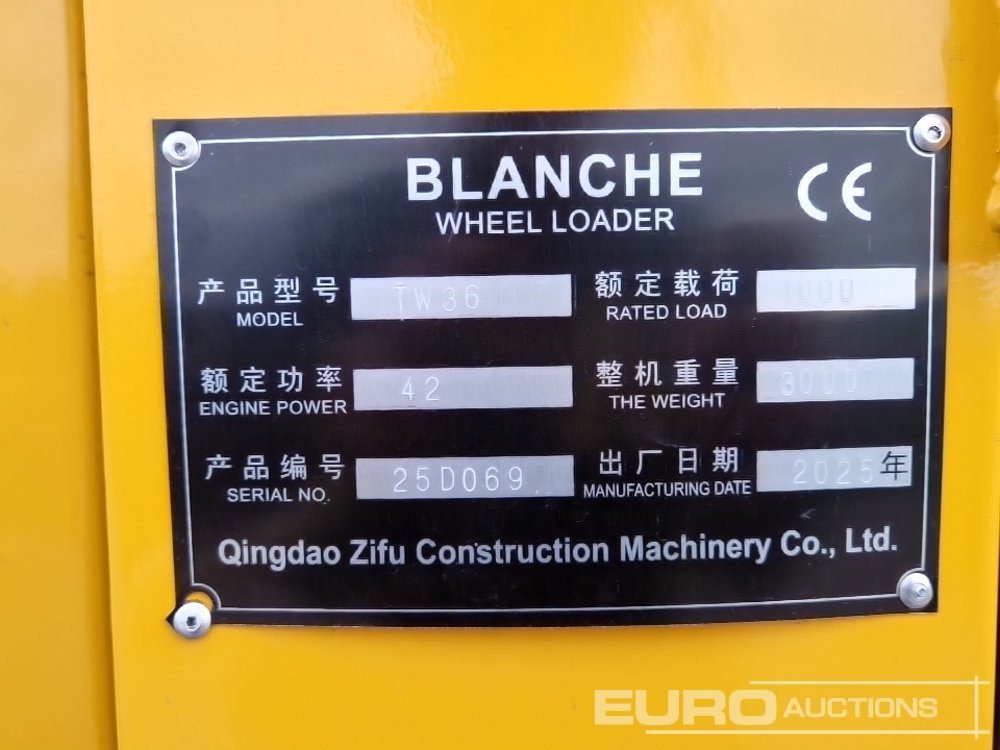 Wheel loader Blanche TW36