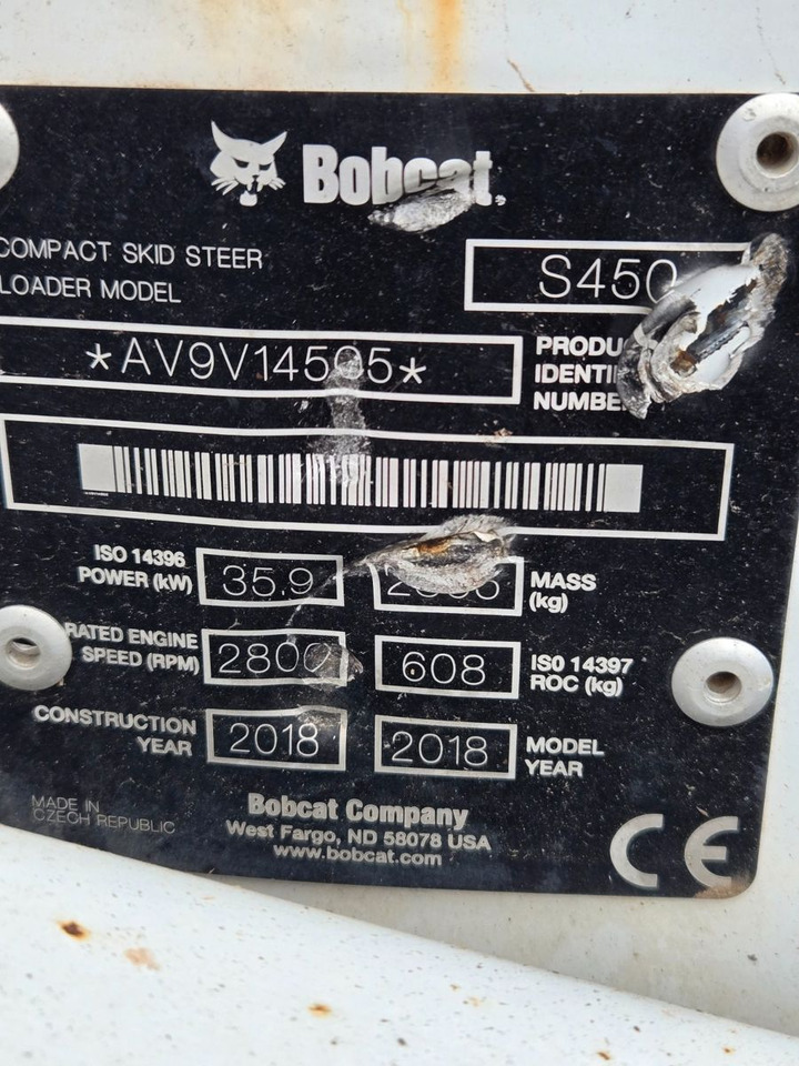 Wheel loader Bobcat S450