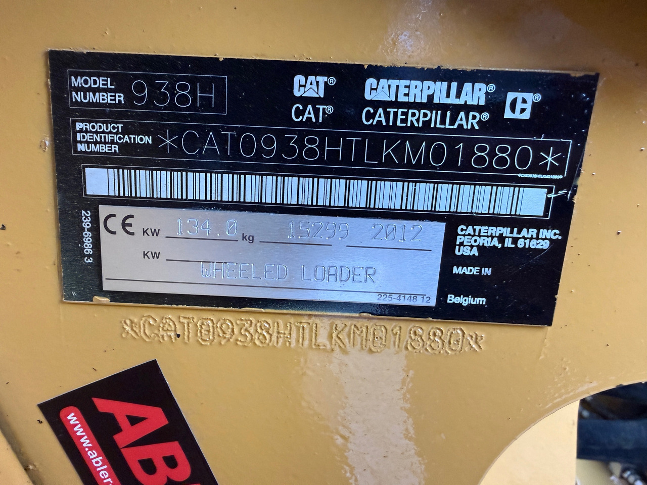 Wheel loader CATERPILLAR 938H Radlader ZS Klima Kamera