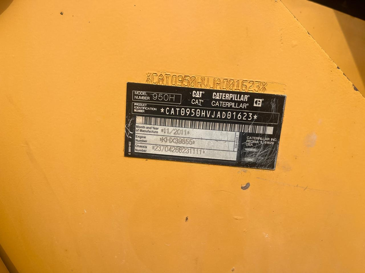 Wheel loader CATERPILLAR 950H