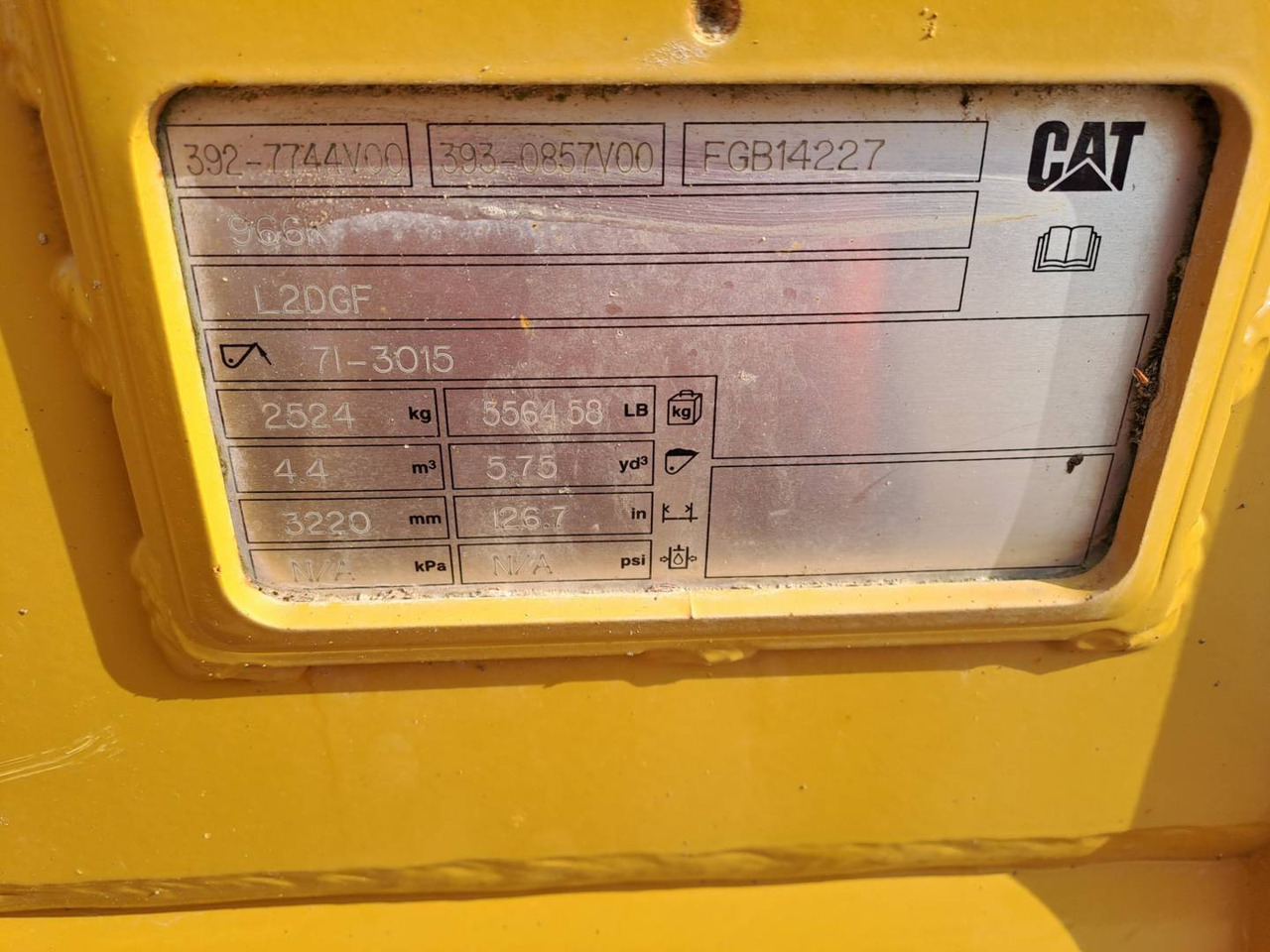 Wheel loader CAT 966