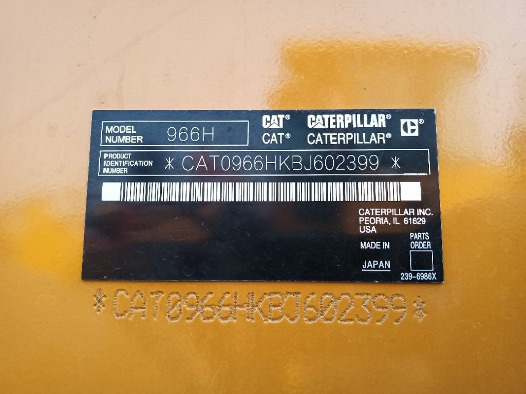 Wheel loader CAT 966 H