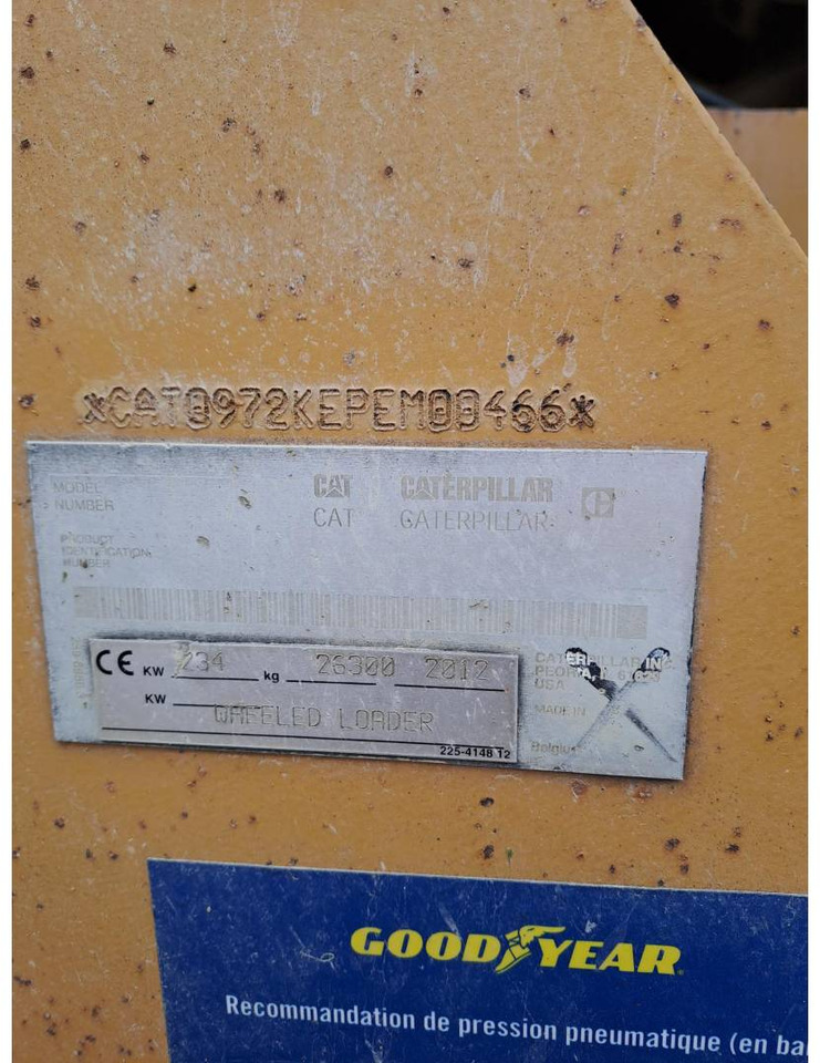 Wheel loader CAT 972K