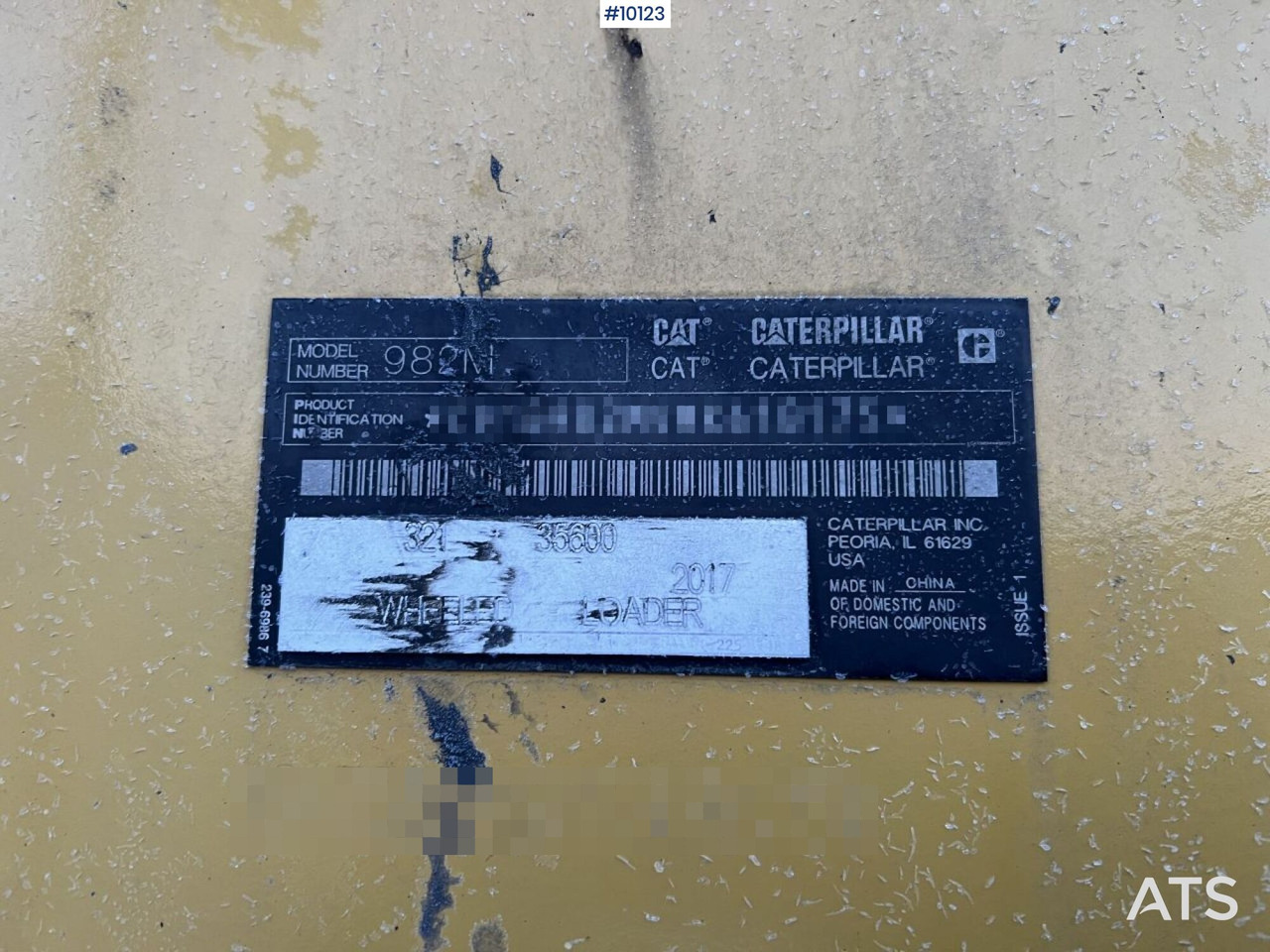 Wheel loader CAT 982M Hjullastare