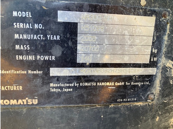 Wheel loader  CHARGEUSE SUR PNEUS KOMATSU WA 380-5H