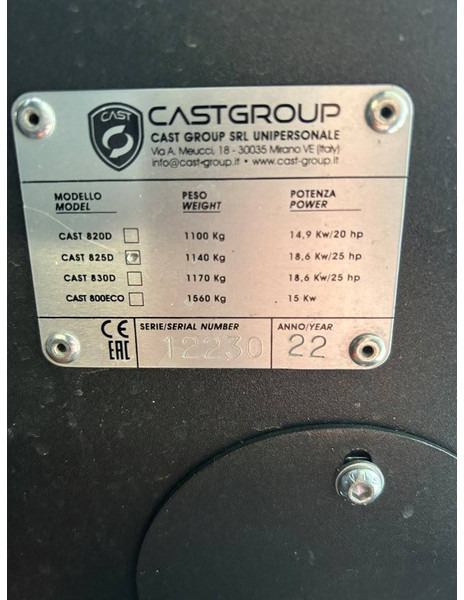 Wheel loader Cast CAST 825D