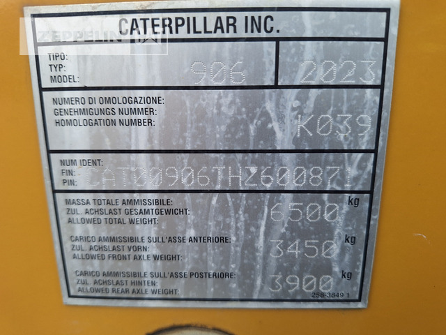 Wheel loader Cat 906-14