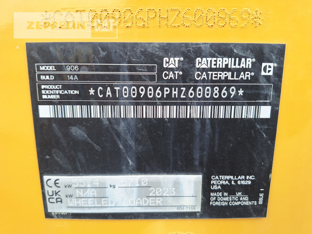 Wheel loader Cat 906-14