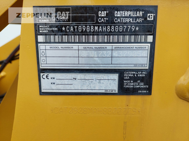 Wheel loader Cat 908M