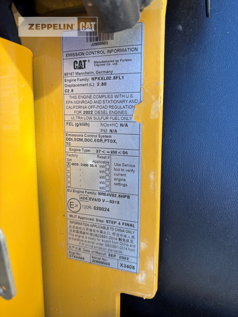 Wheel loader Cat 908-14