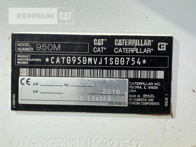 Wheel loader Cat 950M