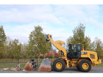 Wheel loader Caterpillar 938 M | 2X BUCKET | JIB | FORKS | BSS | GOOD CONDITION