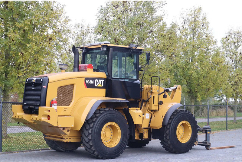 Wheel loader Caterpillar 938 M | 2X BUCKET | JIB | FORKS | BSS | GOOD CONDITION