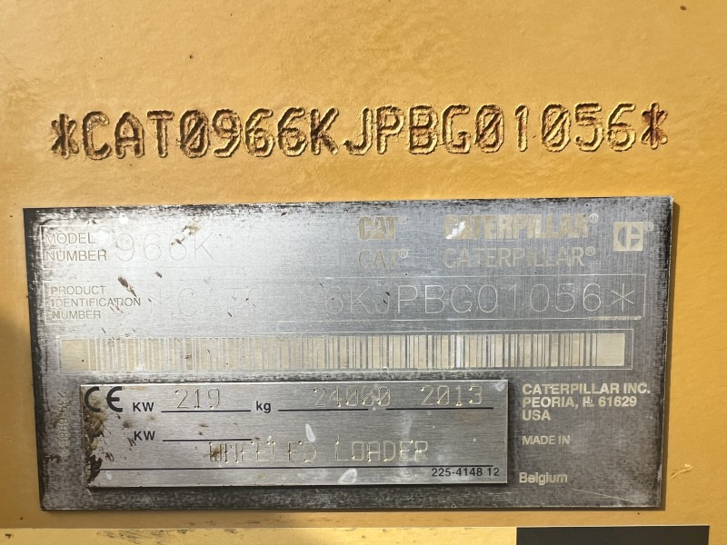 Wheel loader Caterpillar 966 K (111137)