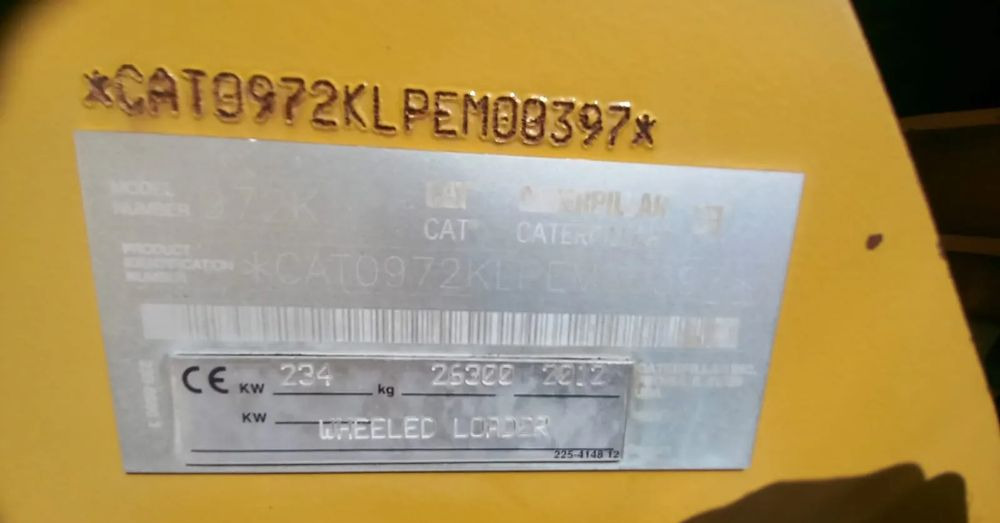 Wheel loader Caterpillar 972K