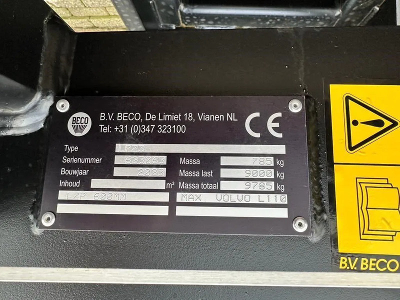 Wheel loader Diversen Volvo Palletvorken