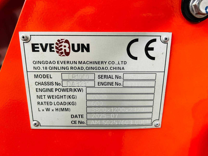 Wheel loader Everun ER1000