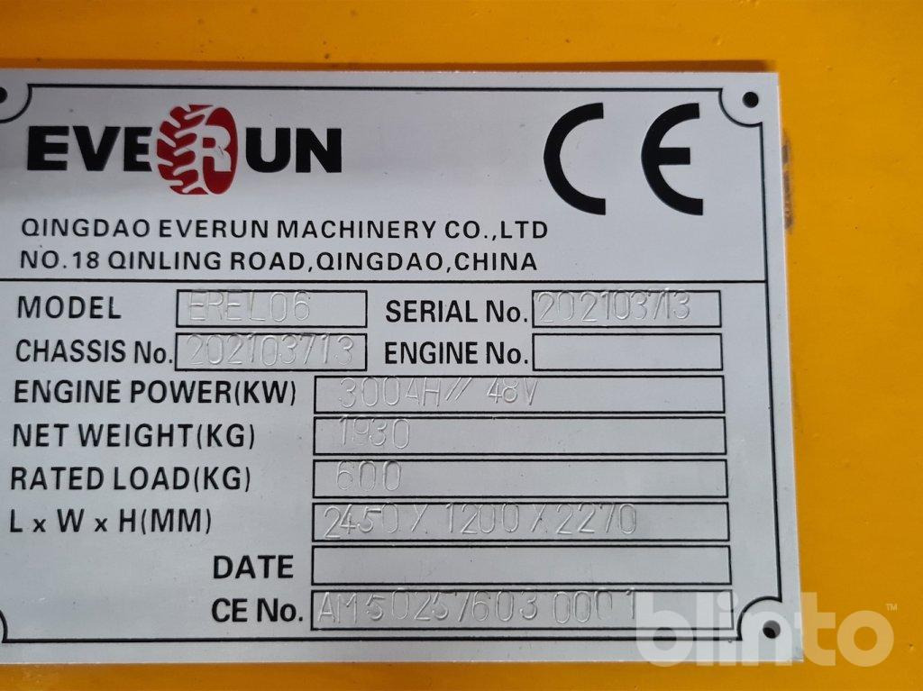 Wheel loader Everun EREL 06