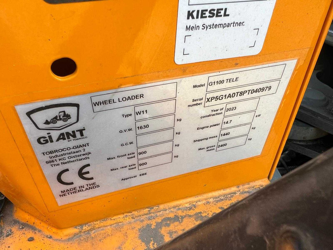 Wheel loader Giant G1100 Tele