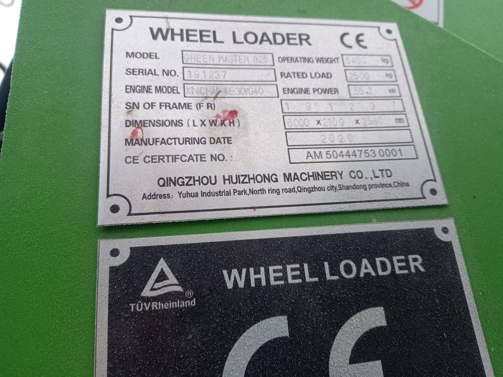 Wheel loader Greenmaster 825 PIIKIT, KAUHA JA HIEKOITIN
