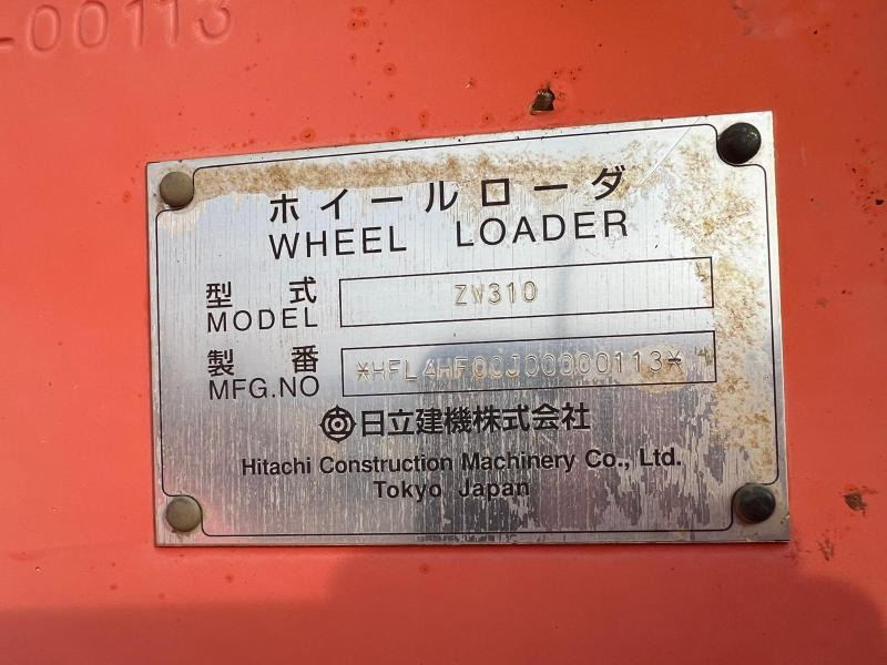 Wheel loader HITACHI ZW 310 Chargeuse 23T