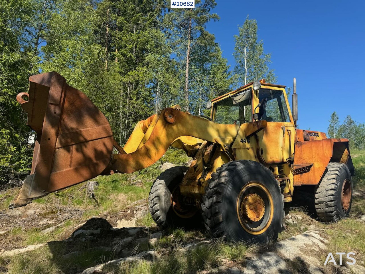 Wheel loader Hanomag 44