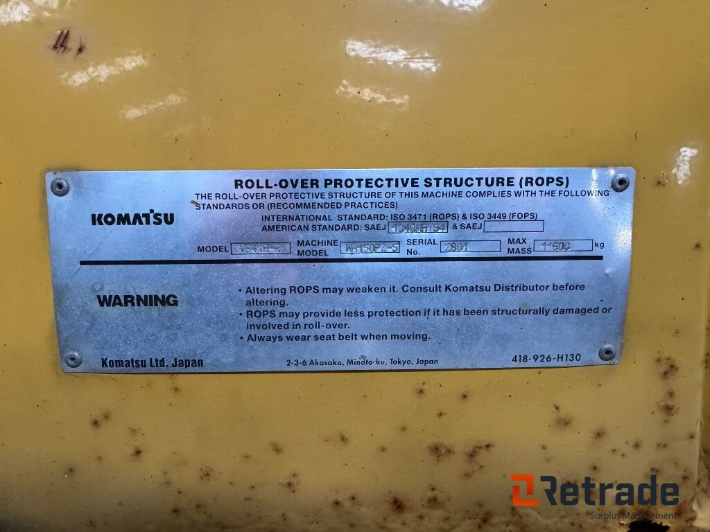 Wheel loader Hjullæsser Komatsu  WA 150