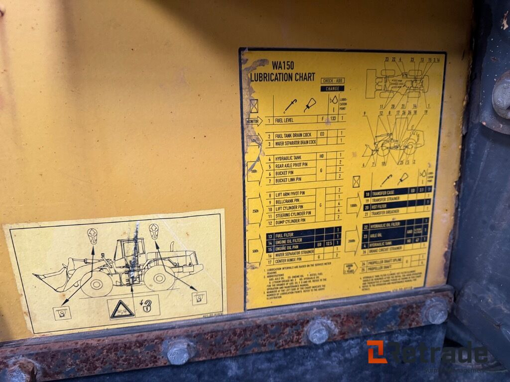 Wheel loader Hjullæsser Komatsu  WA 150