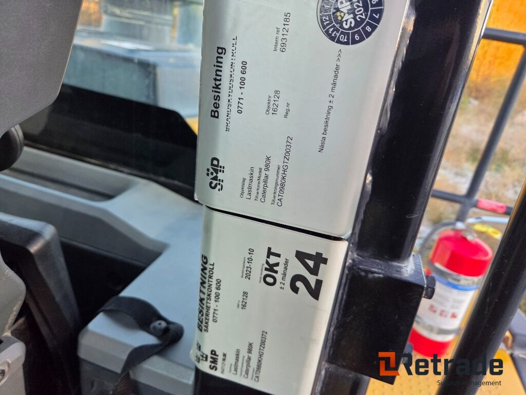 Wheel loader Hjullastare CAT 980K