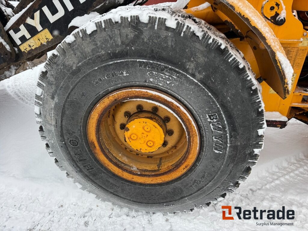 Wheel loader Hjullastare Hyundai HL730 TM-7 med planerskopa