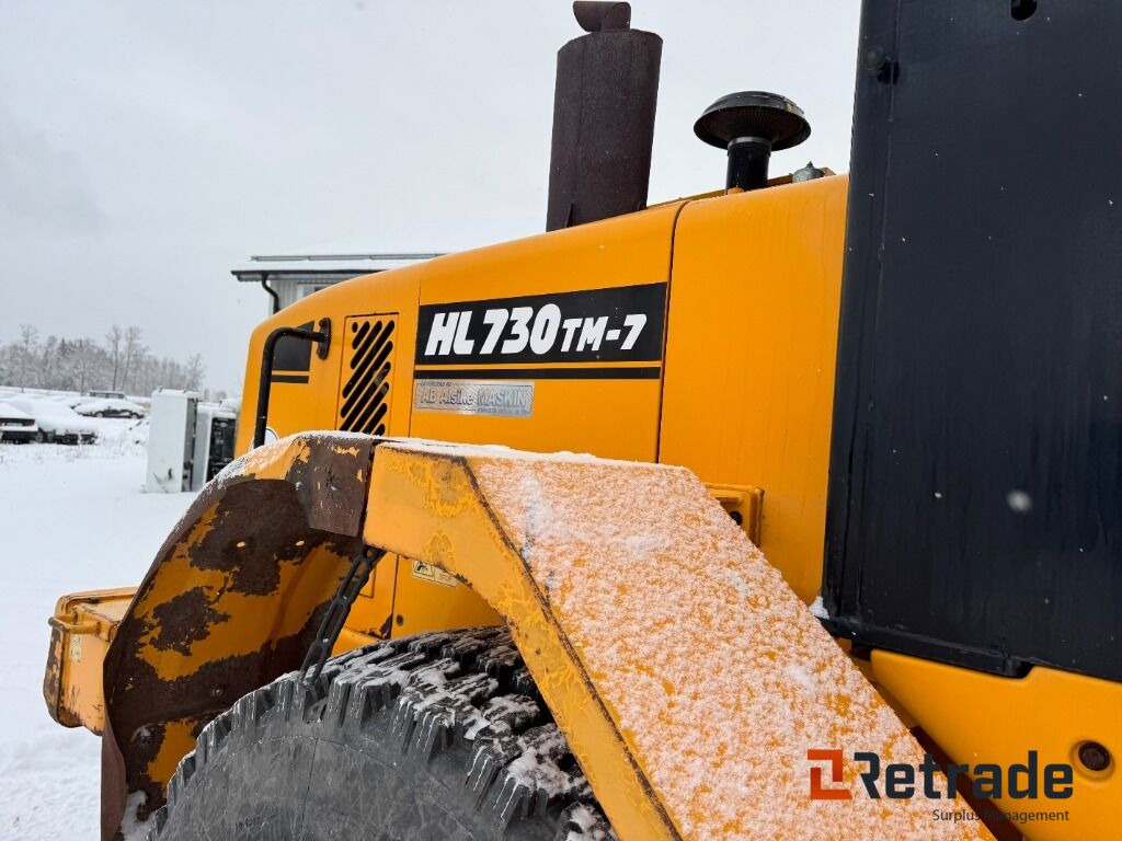 Wheel loader Hjullastare Hyundai HL730 TM-7 med planerskopa
