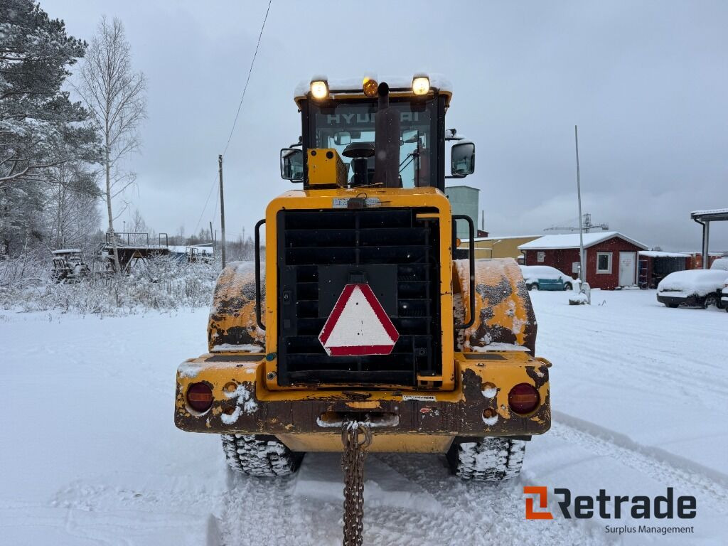 Wheel loader Hjullastare Hyundai HL730 TM-7 med planerskopa