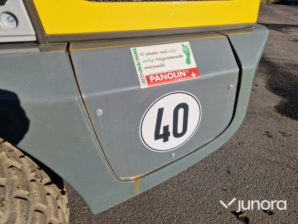 Wheel loader Hjullastare - Kramer 8115, med vikplog Holms