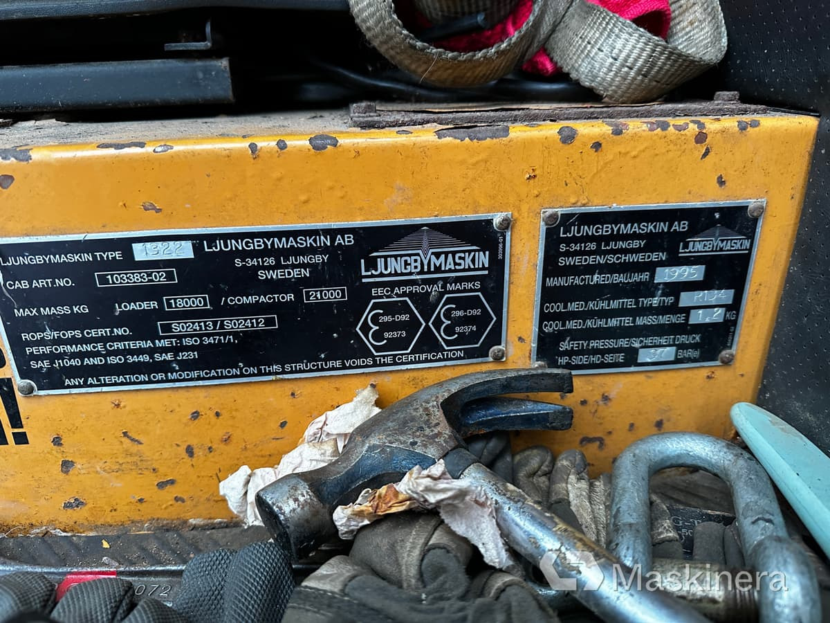 Wheel loader Hjullastare Ljungby 1322