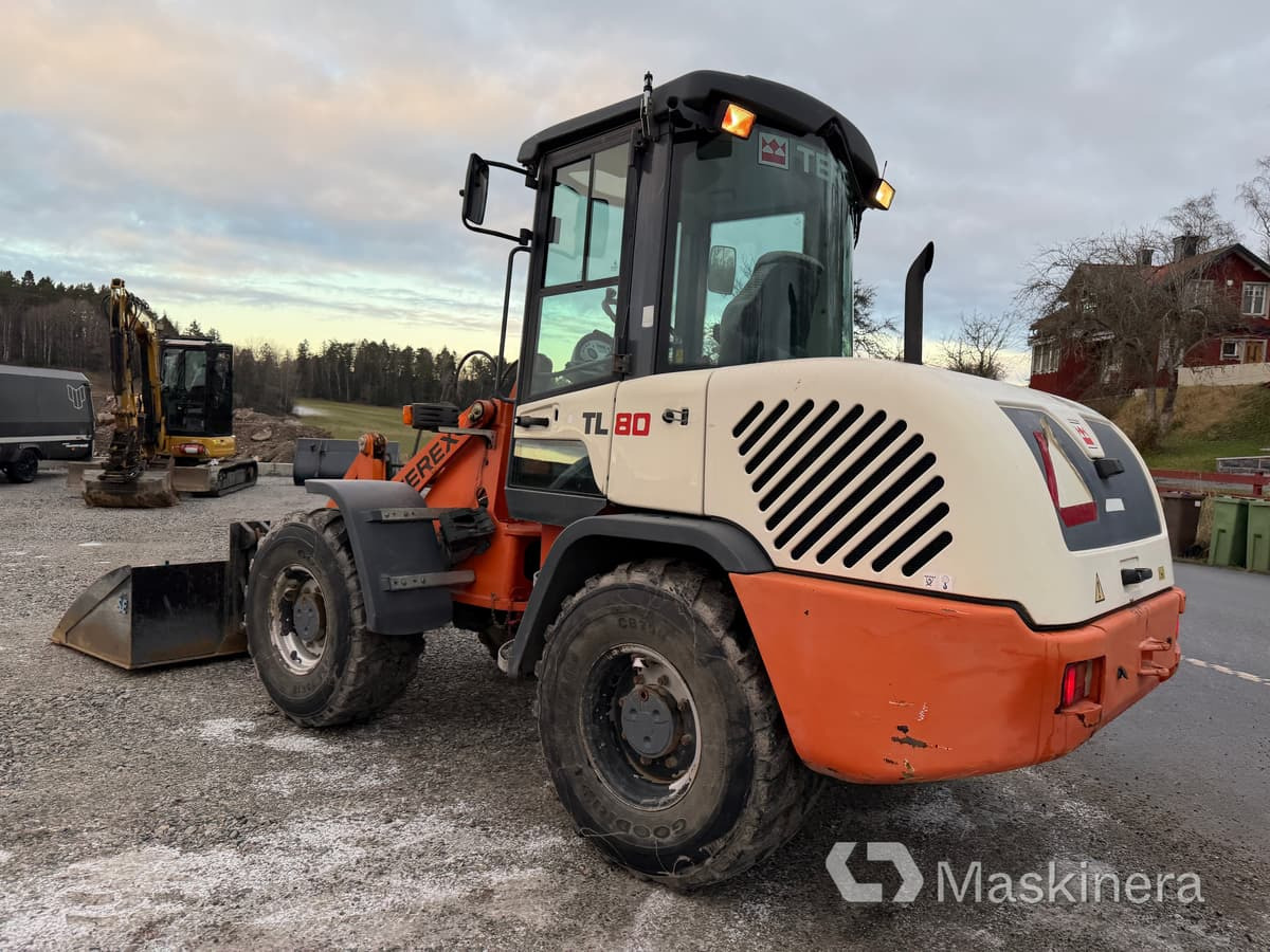Wheel loader Hjullastare Terex TL80 med tillbehör