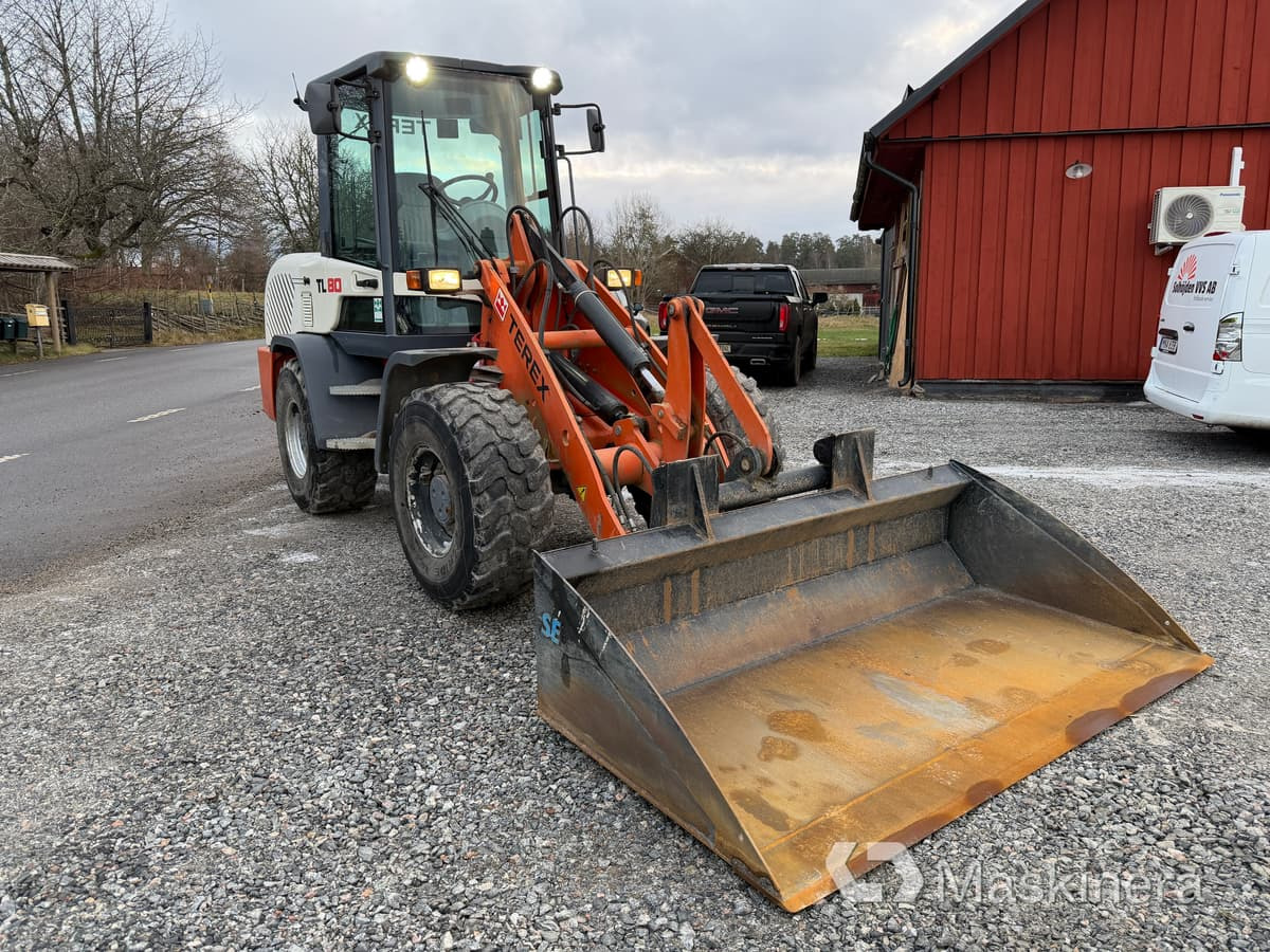 Wheel loader Hjullastare Terex TL80 med tillbehör