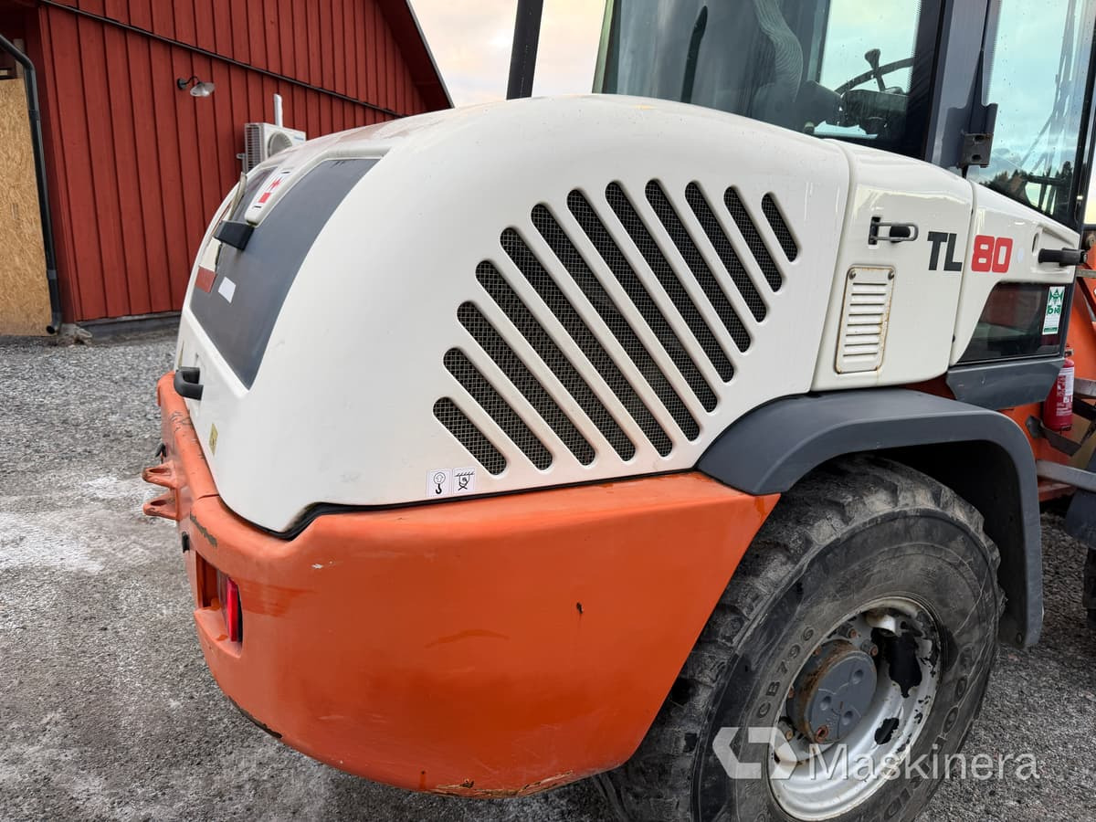 Wheel loader Hjullastare Terex TL80 med tillbehör
