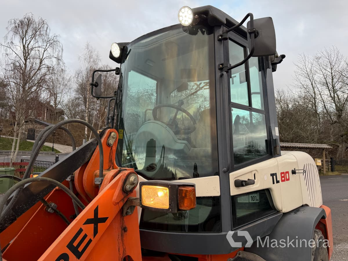 Wheel loader Hjullastare Terex TL80 med tillbehör
