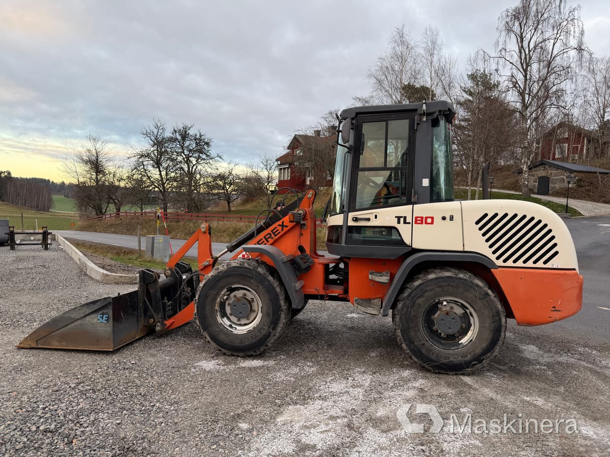 Wheel loader Hjullastare Terex TL80 med tillbehör