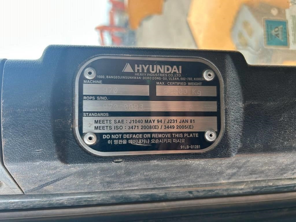 Wheel loader Hyundai HL 970