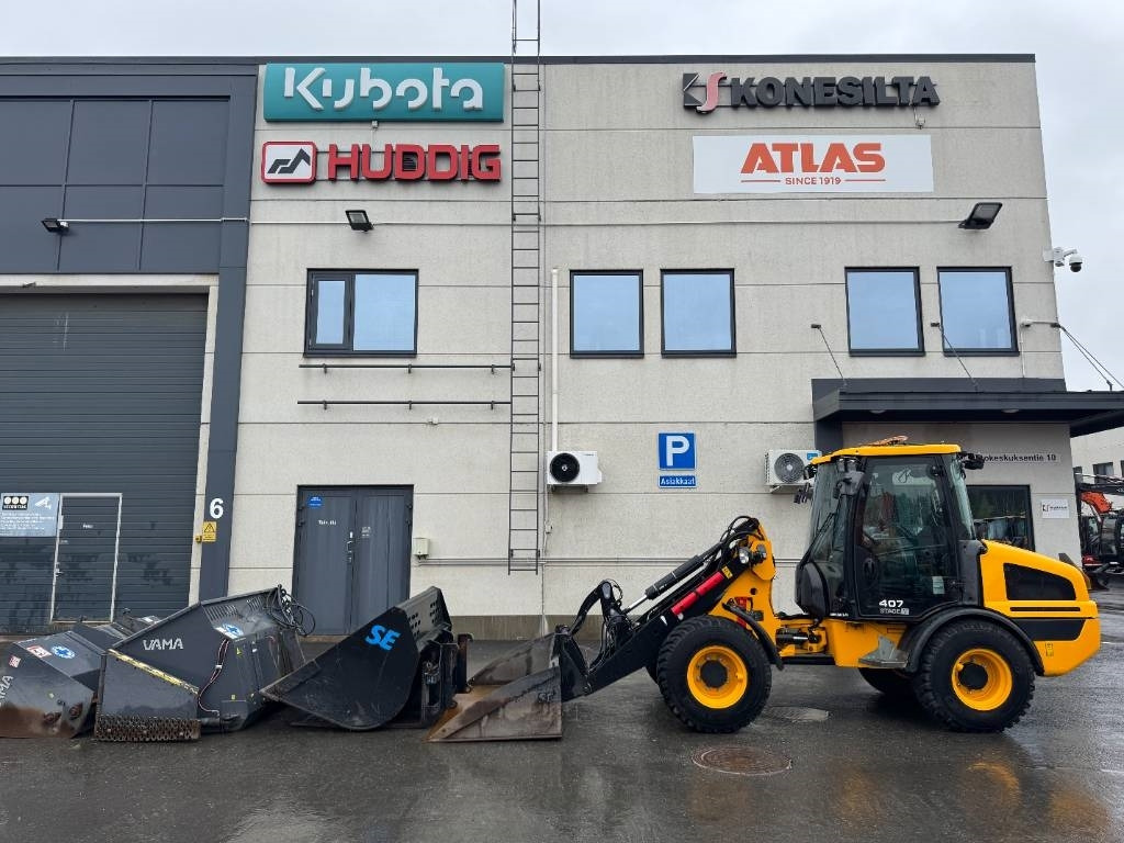 Wheel loader JCB 407 SV RUNSAASTI LISÄVARUSTEITA