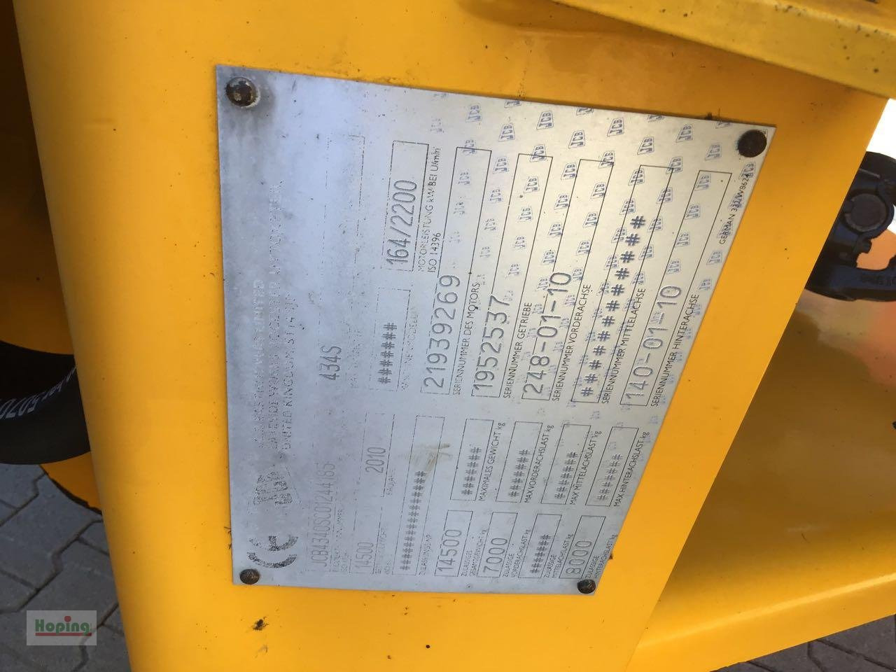 Wheel loader JCB 434S